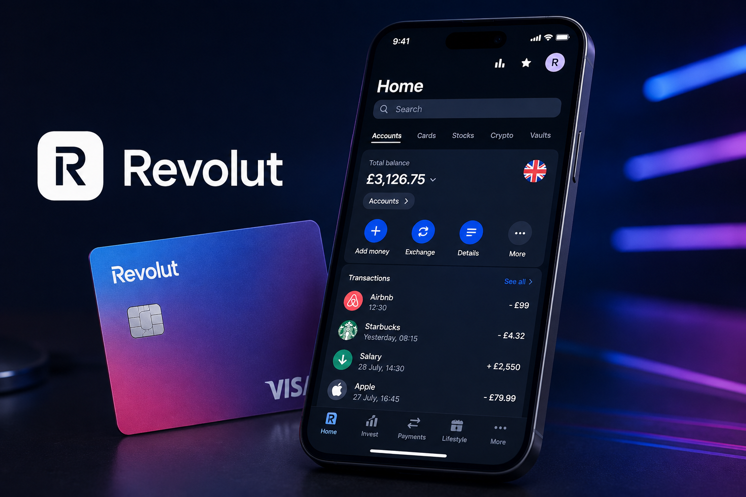 Revolut چه امکاناتی دارد؟ از حساب دیجیتال تا کارت و مدیریت پول
