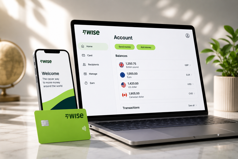 حساب Wise چیست و چطور کار میکند؟ راهنمای دریافت، انتقال و مدیریت چند ارز