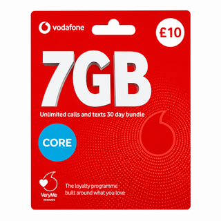 سیم کارت فیزیکی Vodafone (ودافون) انگلیس +44 | رجیستر شده